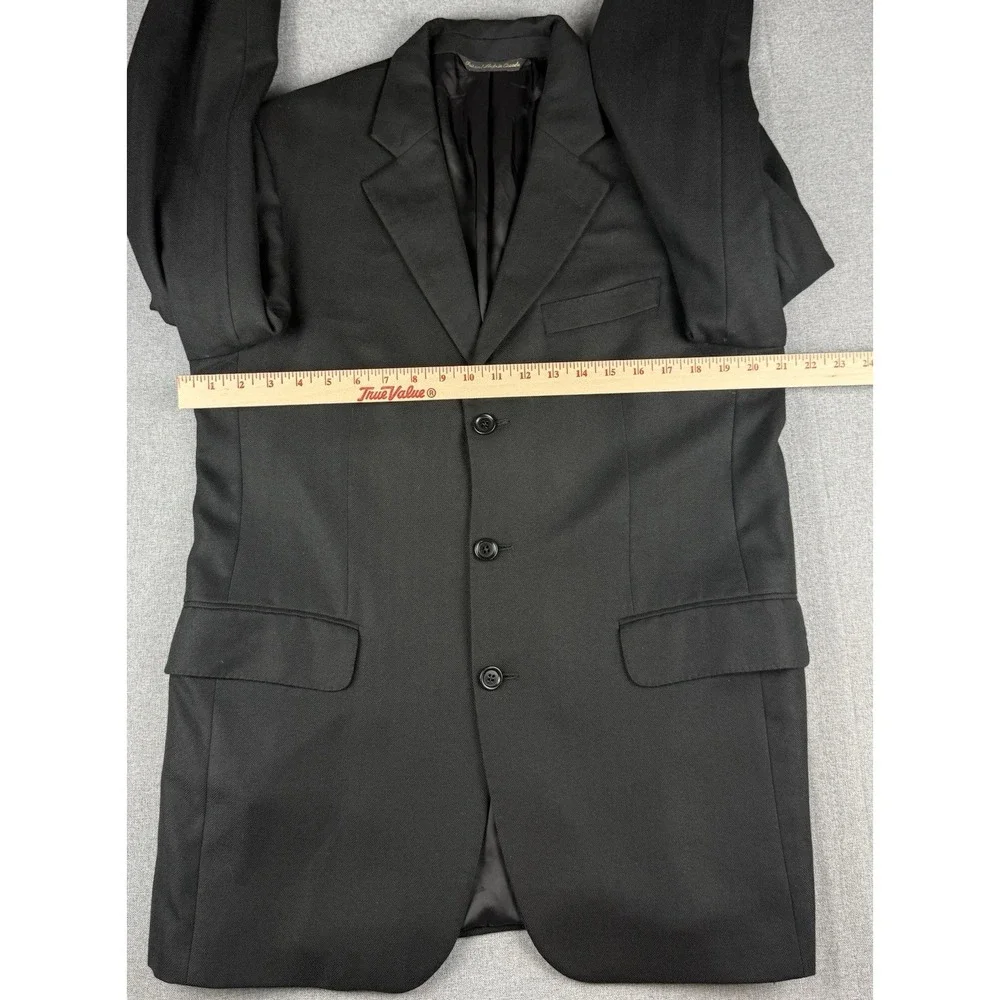 Jack Victor Loro Piana 100% Cashmere Black Blazer Sport Coat Made Canada